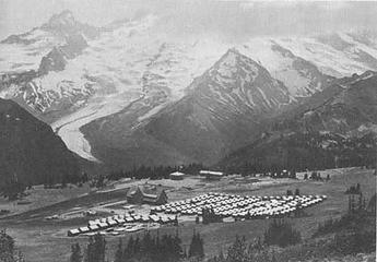 Sunrise Lodge and housekeeping cabins, Yakima Park