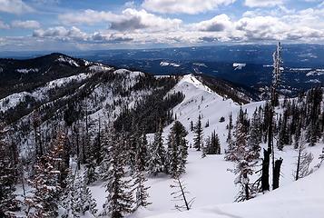 The ridges back to Yellow Hill