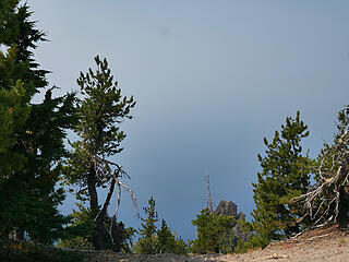 Crater Lake....thru the smoke