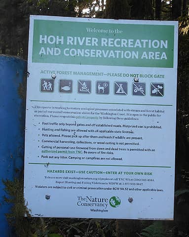Hoh River Trust Conservation and Recreation Area 10/14/22