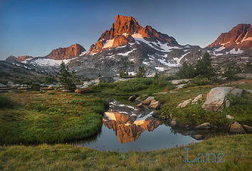 Mt. Banner alpenglow