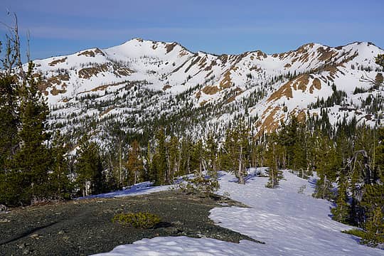 Earl Peak from the ridge to Navaho Peak