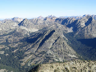 Lincoln Butte (front center)