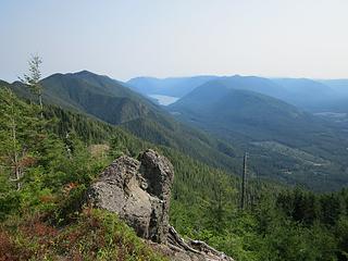 Mt Muller & Lake Crescent from lookout