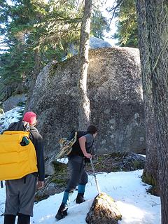 west ridge boulders