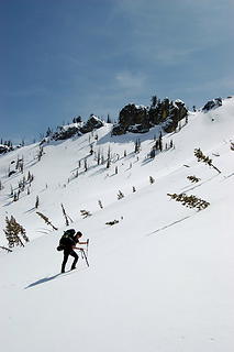 On east slope of Iron Peak