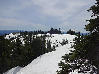 Walking along to high point on Meadow Mtn 5440.'