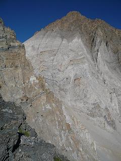 Castle Peak from near Chamberlain Pass in White Cloud Mtns, Idaho