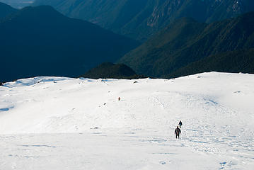 heading for the ridge