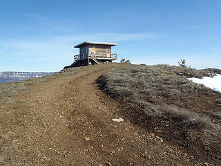 Don't jump off beyond the lookout!