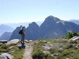 Ridge edge view