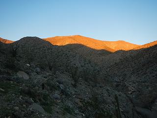 last light on Pyramid