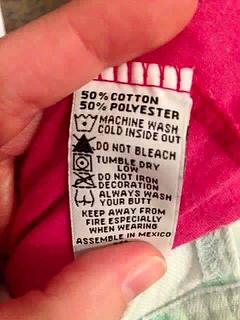 washing instructions