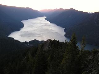 Lake Crescent at Dusk.