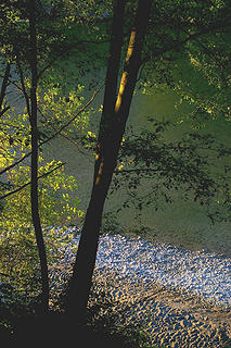 Evening on the Stilly at Arlington bridge