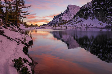Sunset on Perfection Lake