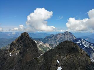 Middle and North Finger, and Whitehorse