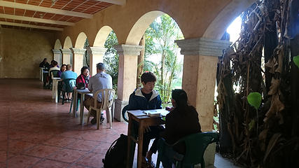 We all took one-on-one lessons at Antiguena Spanish Academy.
