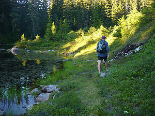 Rounding a tarn