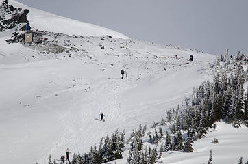 Heading up to Pan Point