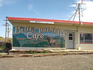 Old cafe in Anatone, Washington.