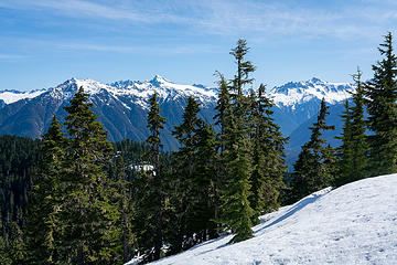 Last view of the mountains