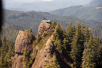 the helipad on Kloochman Rock, Olympics