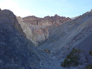 Arch at head of canyon