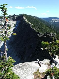 The ridgeline above Kent Creek