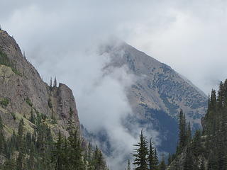 Looking down the valley