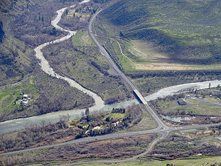 Confluence of Tieton and Naches Rivers.