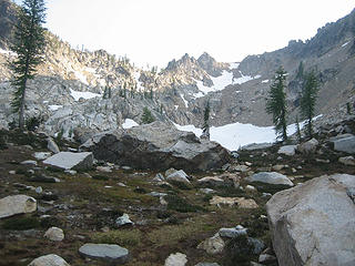 in the Pyramid creek basin