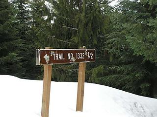 On the road leading to the Margaret trailhead