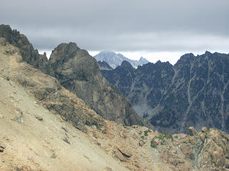 What's this distant peak?