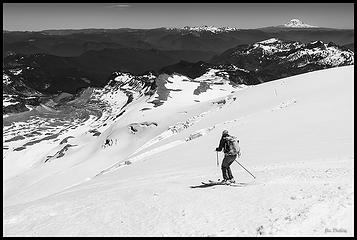 Skiing on Rainier