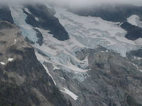 Company Creek glacier on Bonanza