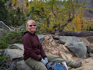 BC & Larchs near Ingalls pass.