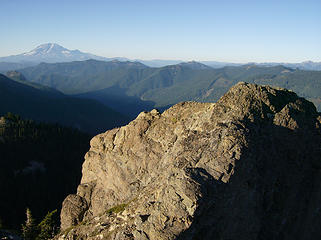 Rainier & the north end of the summit