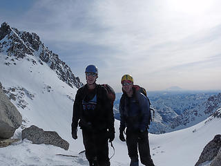 At Colchuck col