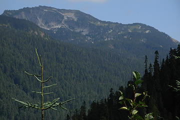 Mac Peak, as seen from Fisher Creek Trail