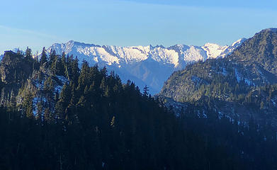 View from summit of Dirtyface Peak  11/17/18