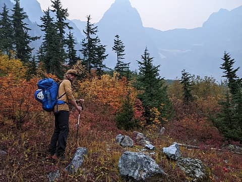 Entering the upper Perry Creek basin