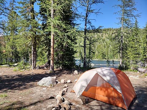 Camp at 4 Point Lake