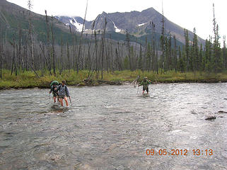 First ford of the Moose River