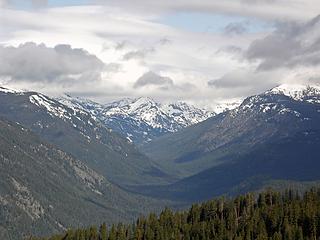 Looking NW up the Entiat Valley.