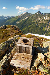 Copper Mtn lookout outhouse