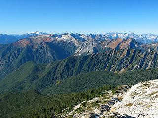 Shuksan to Pickets from Lookout