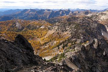 our next destination, Grouse Pass, is right in the middle of this photo