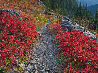 Autumn hiking