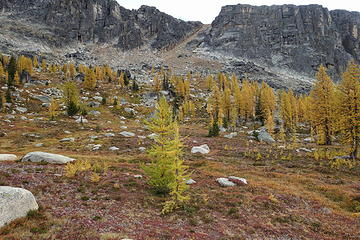 Upper Cathedral Lake area